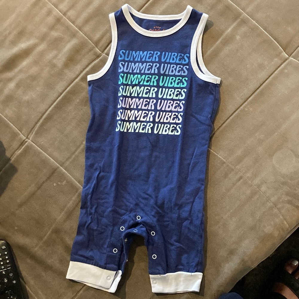 Cat & Jack 18M “summer vibes” one piece outfit. This was a favorite for my son!